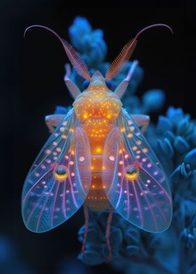 Insects in neon