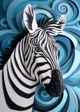 Zebra Paper Craft