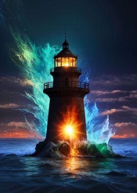 Lighthouse fantasy dream