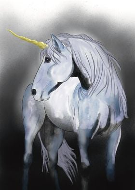 The blue unicorn