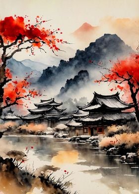 japanese landscape art