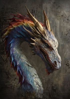 Rainbow Epic Dragon