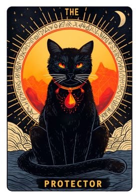 Tarot Protector Cat 