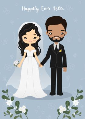 Cute Wedding Couple