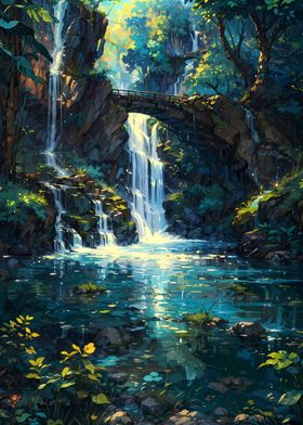 scenic waterfall