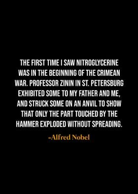 Alfred Nobel quotes 