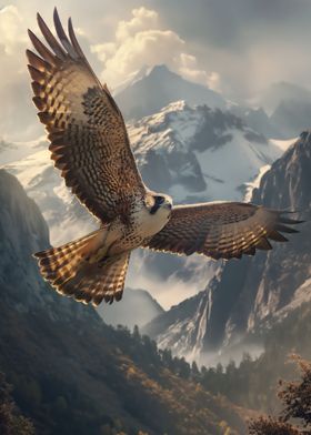 Falcon in Flight