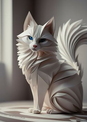 Norwegian Cat Origami