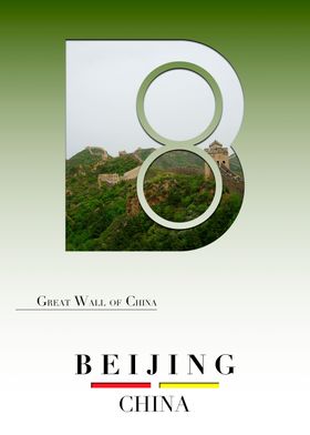 Great Wall China Letter B