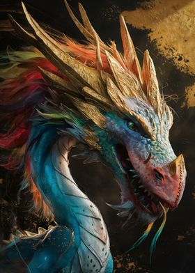 Rainbow Epic Dragon