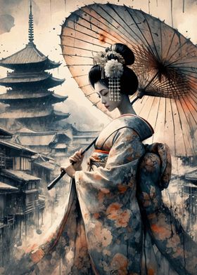 Geisha Japan Samurai