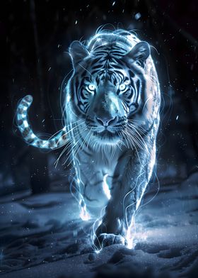 Icy Glow Tiger