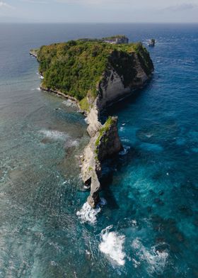 Nusa Penida from above