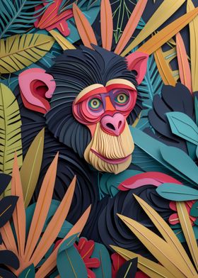 Chimpanzee Paper Craft