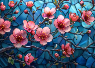 Flowers And Stained Glass