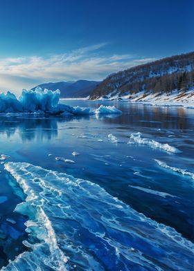 Sunlit on Lake Baikal P2