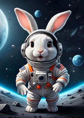 Rabbit Astronaut