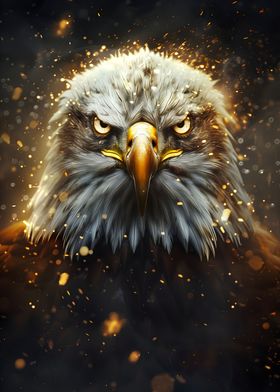 Fierce Glowing Eagle