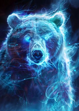 Neon Spirit Bear