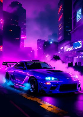 Sportcar Cyberpunk