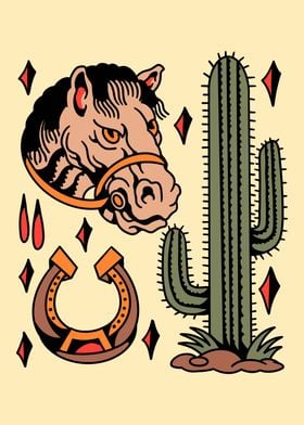 badland tattoo flash