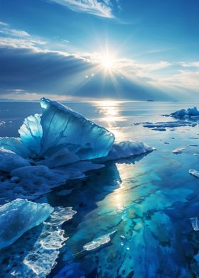 Sunlit on Lake Baikal P1