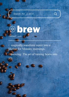 Coffee Dictionary Brew