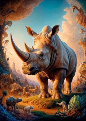 Radiant Rhinoceros