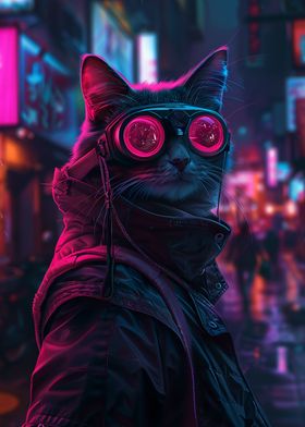 Cyberpunk Cat 