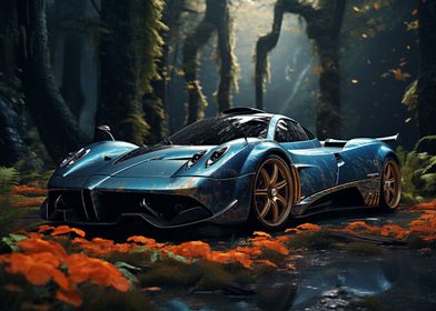 Pagani Huayra and jungle