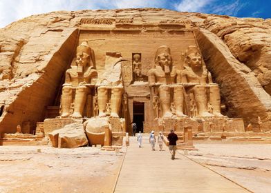 Abu Simbel Temple in Egypt