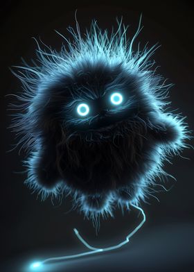 Unfluffy Black Monster