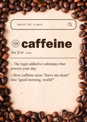 Coffee Dictionary Caffeine