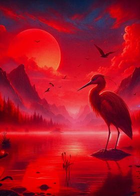 the red heron