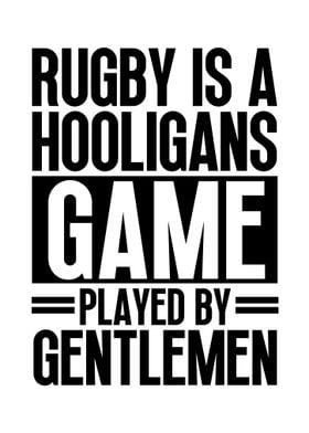 Rugby Quote Art