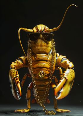 Yellow lobster gangster