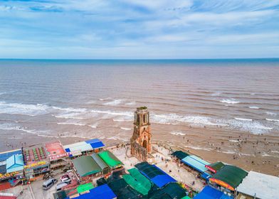 Old church by the sea