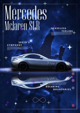 Mercedes SLR Super Car Art