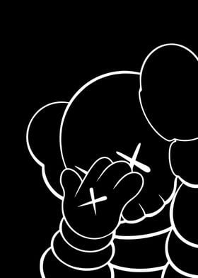 Kaws Black and White