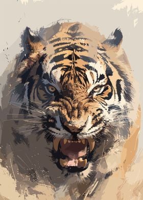 Angry Tiger