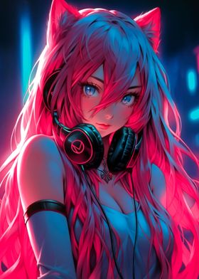 Cyberpunk Music Girl