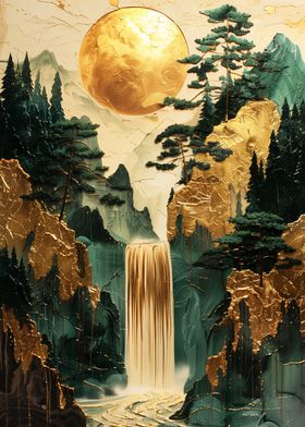 Kintsugi Waterfall Nature