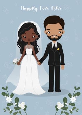 Cute Wedding Couple