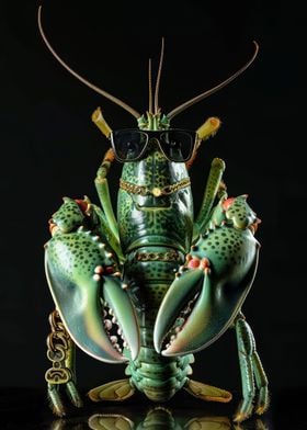 Green lobster gangster