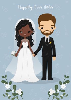 Cute Wedding Couple