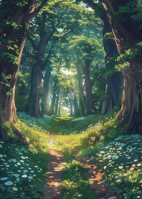 Sunlit Forest