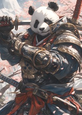 Japanese Panda Samurai