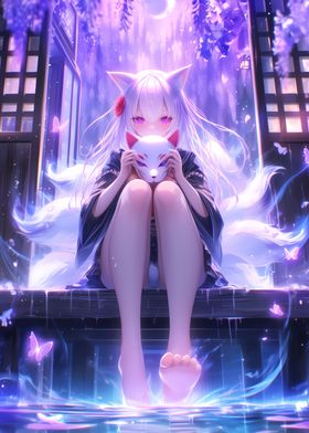 Japanese Mystic Fox Girl