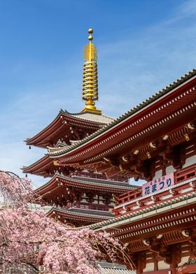 Sensoji temple in Tokyo