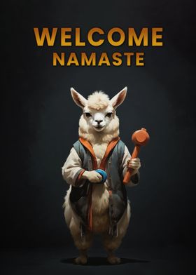 Welcome namaste alpaca